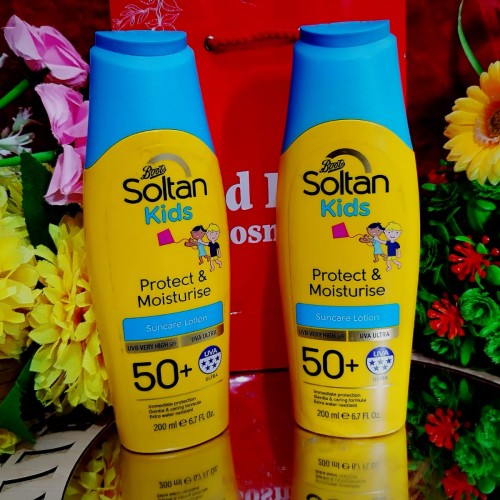 Boots Soltan kids Protect &amp; Moisture 200ml