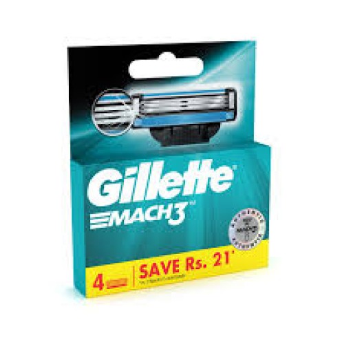 Gillette Mach3 Blade 4pes