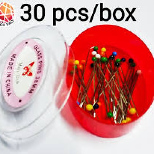 Glass Pin 30  Pec