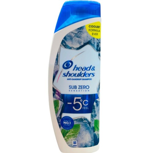 Head and Shoulders Anti Dandruff Shampoo Sub Zero -5C Free (made in thailand)