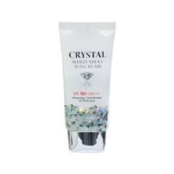 Crystal White Milky Sun Cream SPF 50+ PA+++ | Whitening | Anti Wrinkle | UV Protection